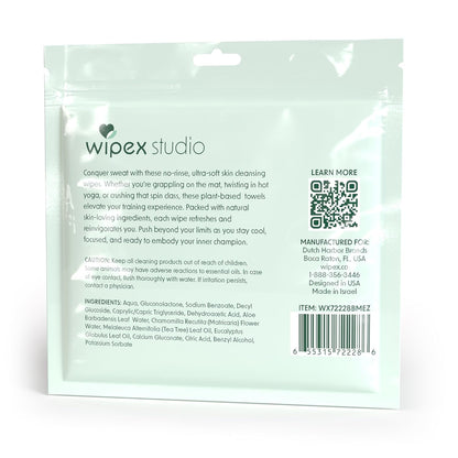Embody Body Wipes, EWG VERIFIED, 25 Count Travel Pack, Tea Tree & Eucalyptus with Aloe & Chamomile, No-Rinse After Workout Wipes for Gym, Yoga, Sports & Travel