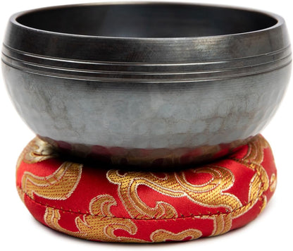 Tibetan Singing Bowl Set Brass - Master Healing Grade - Authentic Handcrafted Sound Bowl
