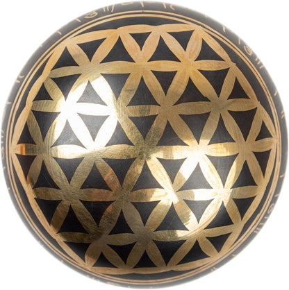 Tibetan Singing Bowl Set Brass - Master Healing Grade - Authentic Handcrafted Sound Bowl