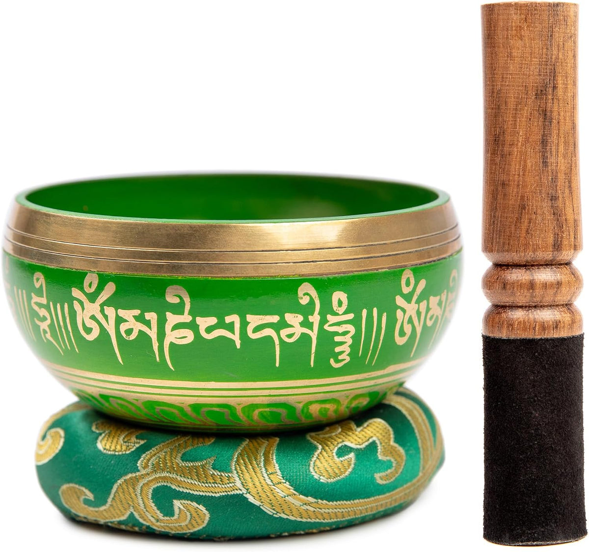 Tibetan Singing Bowl Set Brass - Master Healing Grade - Authentic Handcrafted Sound Bowl