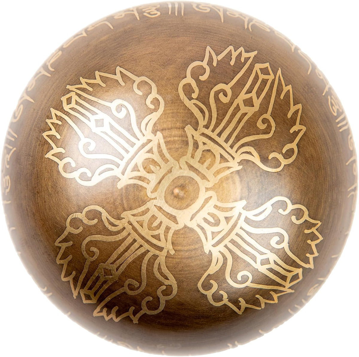 Tibetan Singing Bowl Set Brass - Master Healing Grade - Authentic Handcrafted Sound Bowl