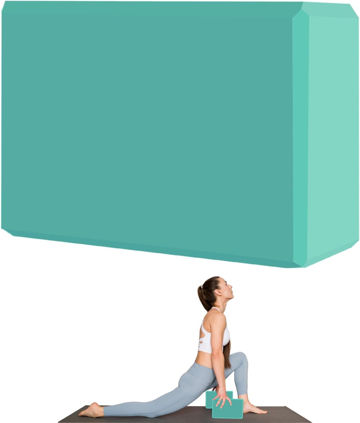 9"x6"x3" Yoga Blocks, Soft Non-Slip Surface Premium Foam Blocks, Supportive, Lightweight, Odor Resistant, Yoga Accessories for Pilates Meditation General Fitness Stretching Toning