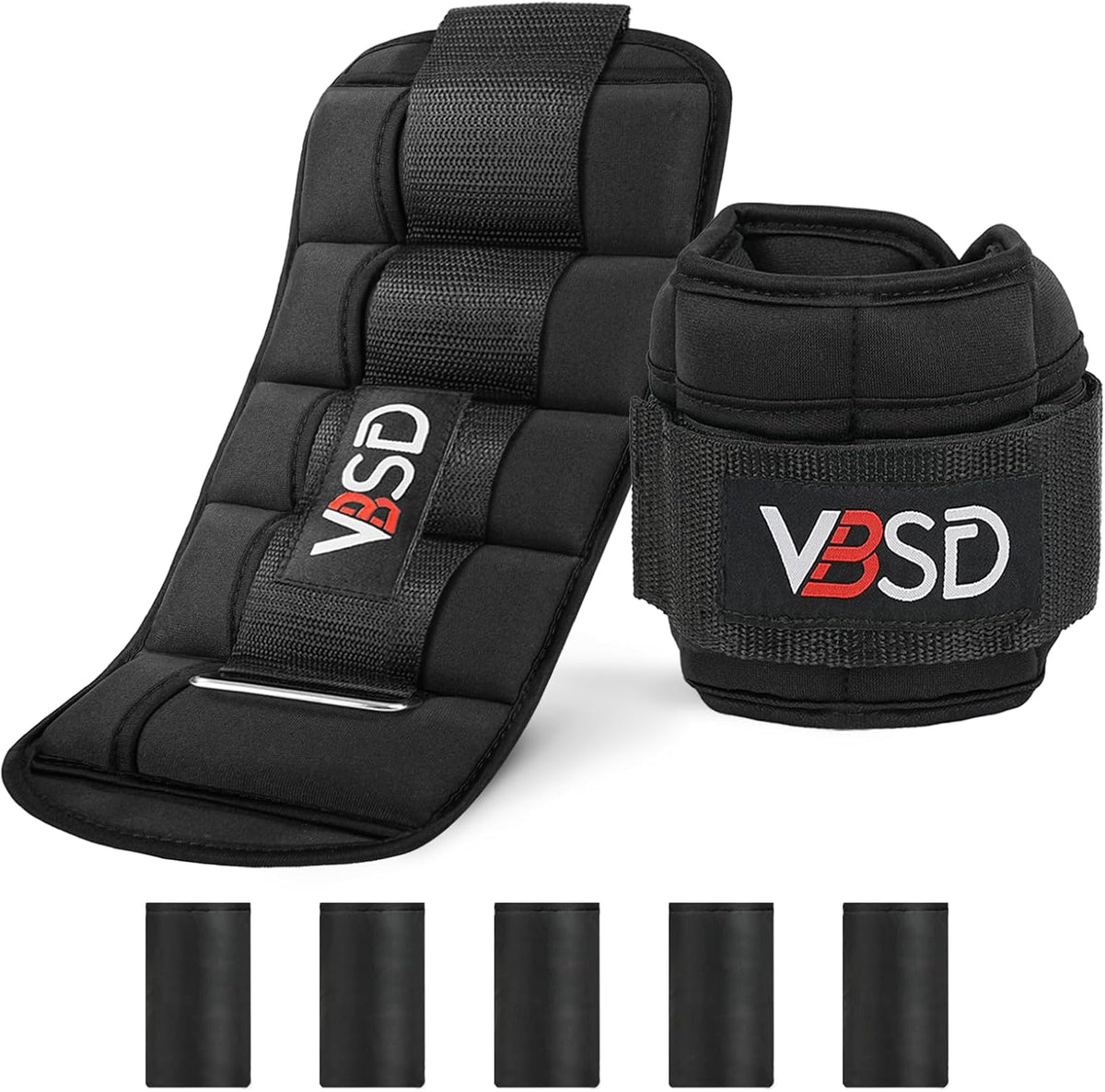 Adjustable Ankle Weights for Women Men,10lb 1 Pair Leg Weight Straps