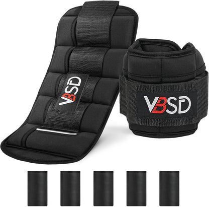 Adjustable Ankle Weights for Women Men,10lb 1 Pair Leg Weight Straps