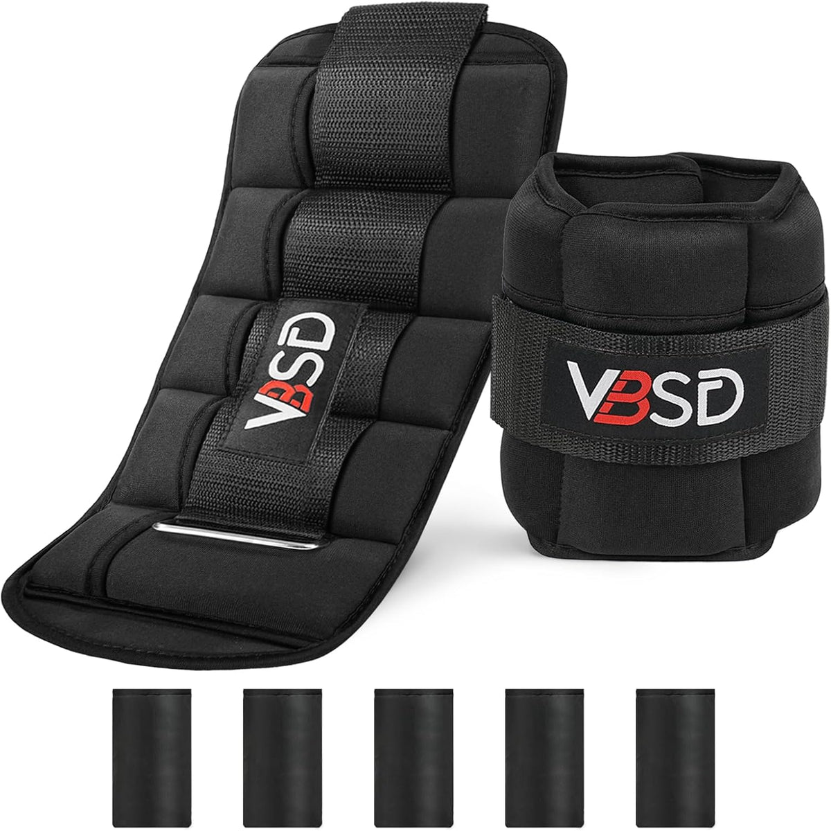 Adjustable Ankle Weights for Women Men,10lb 1 Pair Leg Weight Straps