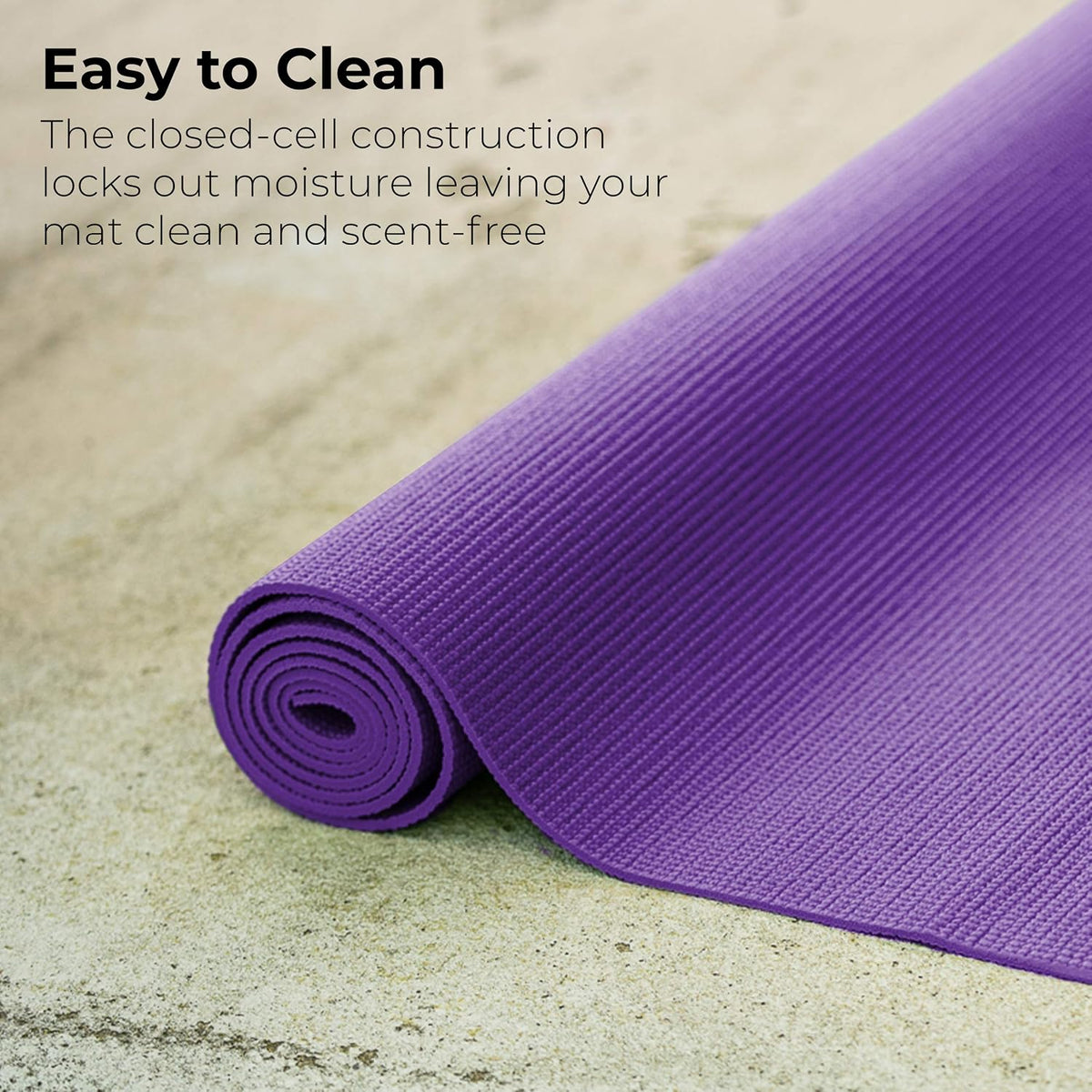 Bulk Yoga Mats, 10 Pack, 4mm Thick, 68x24in
