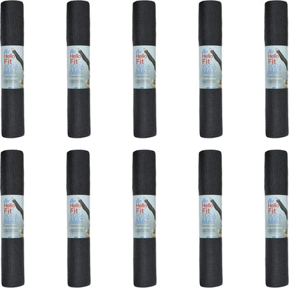 Bulk Yoga Mats, 10 Pack, 4mm Thick, 68x24in