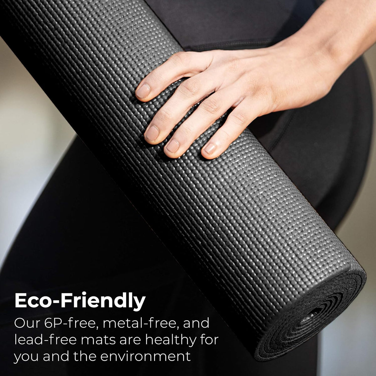 Bulk Yoga Mats, 10 Pack, 4mm Thick, 68x24in