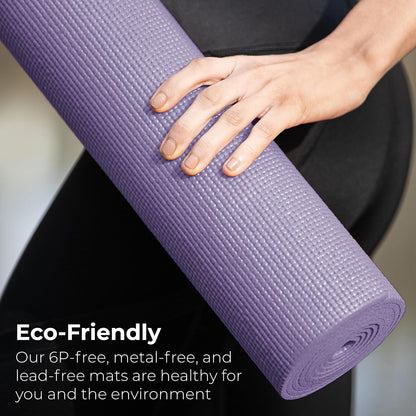 Bulk Yoga Mats, 10 Pack, 4mm Thick, 68x24in