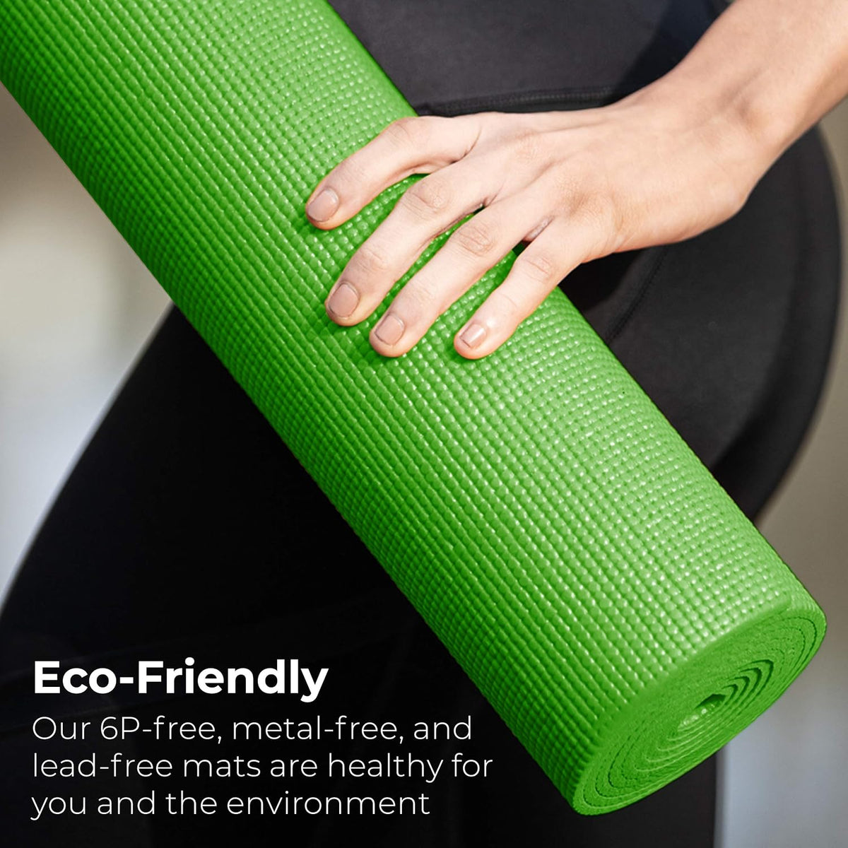 Bulk Yoga Mats, 10 Pack, 4mm Thick, 68x24in