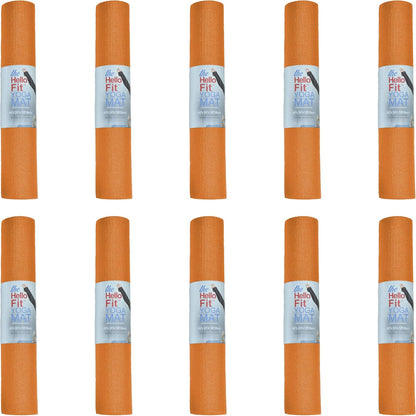 Bulk Yoga Mats, 10 Pack, 4mm Thick, 68x24in