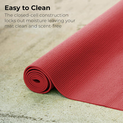 Bulk Yoga Mats, 10 Pack, 4mm Thick, 68x24in