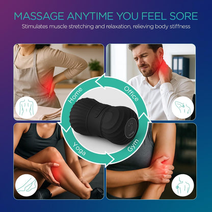 Vibrating Peanut Massage Ball, Electric Deep Tissue Roller