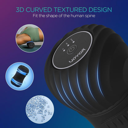 Vibrating Peanut Massage Ball, Electric Deep Tissue Roller