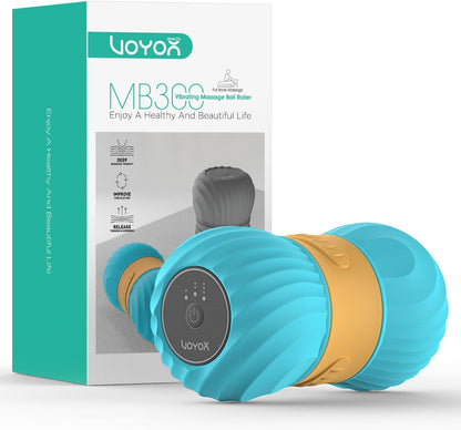 Vibrating Peanut Massage Ball, Electric Deep Tissue Roller