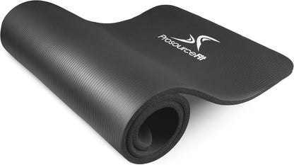 Extra Thick Yoga and Pilates Mat, 71-inch Long High Density Exercise Mat with Comfort Foam and Carrying Strap