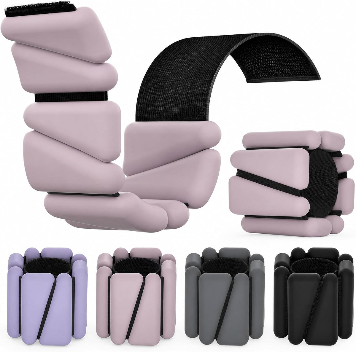 Wrist Weights, Ankle Weights for Women Men, Adjustable Wrist Weighted Bracelet for Home Gym Workout, Running, Yoga, Exercise, Strength Training
