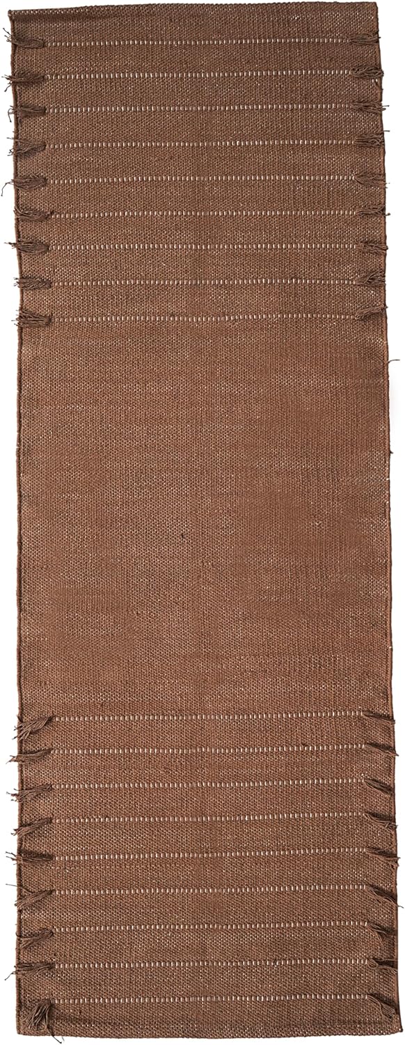 Indian Handmade 100% Organic Cotton Yoga Mat, Hand Woven Rug, Yoga Mat For Everyday Fitness at Home Comfortable Foldable Long Mat