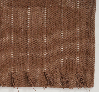 Indian Handmade 100% Organic Cotton Yoga Mat, Hand Woven Rug, Yoga Mat For Everyday Fitness at Home Comfortable Foldable Long Mat