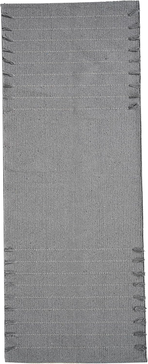 Indian Handmade 100% Organic Cotton Yoga Mat, Hand Woven Rug, Yoga Mat For Everyday Fitness at Home Comfortable Foldable Long Mat
