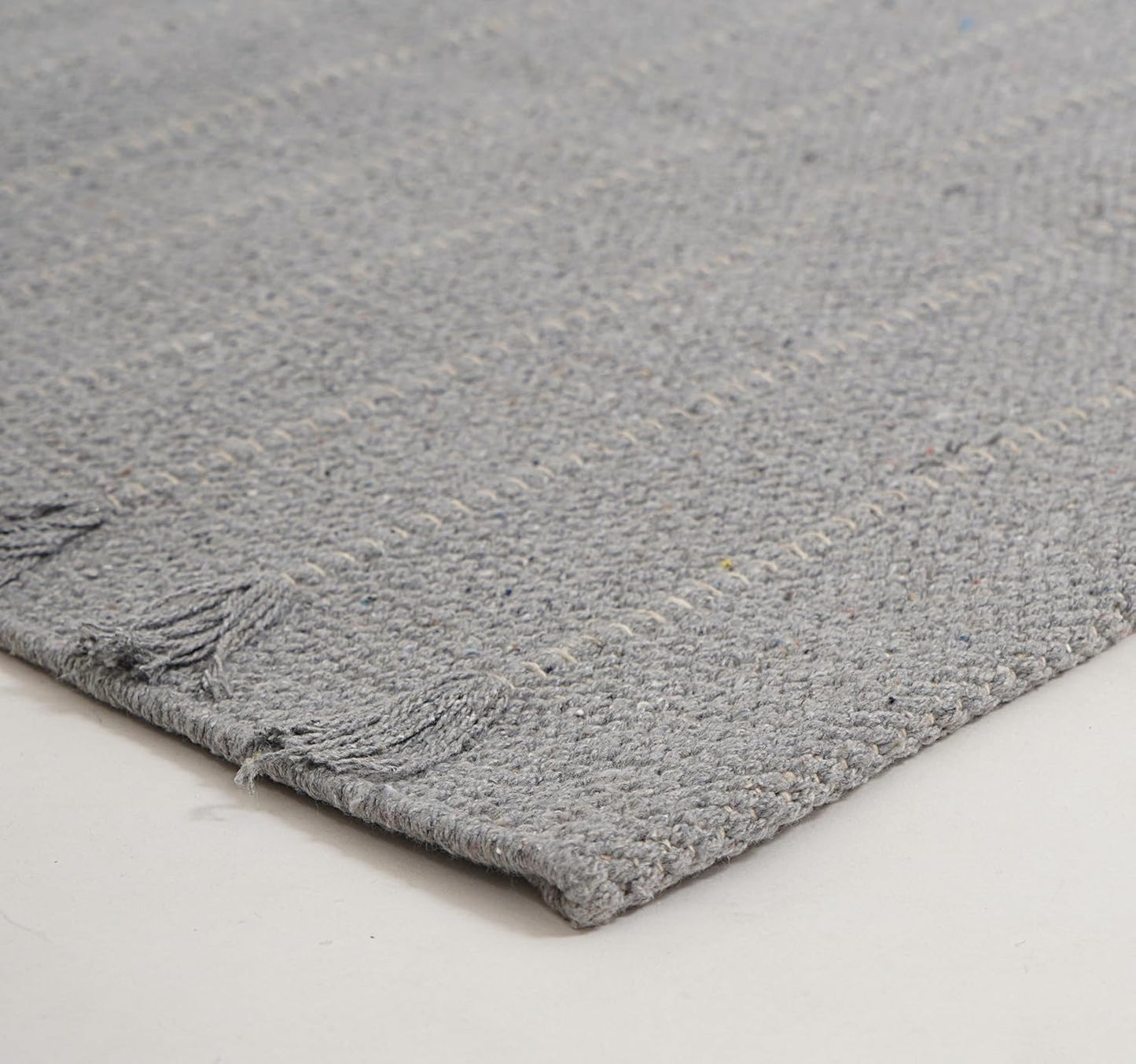 Indian Handmade 100% Organic Cotton Yoga Mat, Hand Woven Rug, Yoga Mat For Everyday Fitness at Home Comfortable Foldable Long Mat