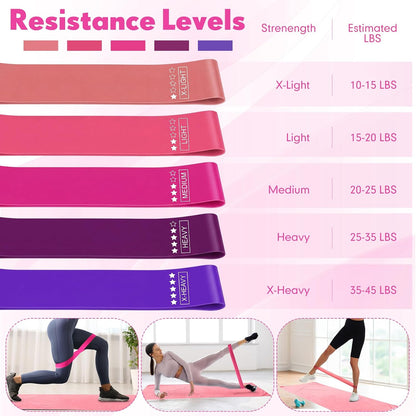 14 Pcs Yoga Kits for Home Workouts Pilates Equipment Set for Women Beginners, Hot Yoga Towel Blocks Strap, Knee Pad, Resistance Loop Exercise Band, Massage Lacrosse Ball, Pilates Ball