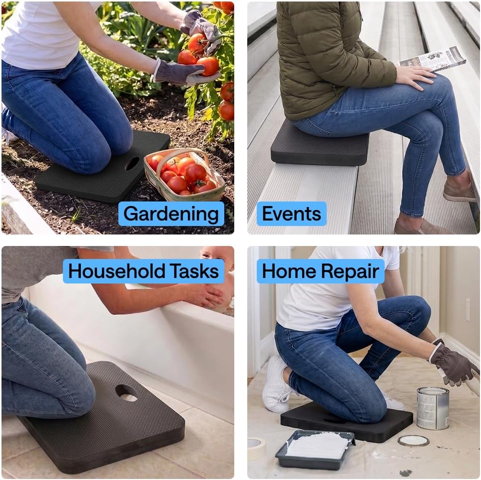 ® Extra Thick Foam Kneeling Pad for Gardening, 17.5x11 Black