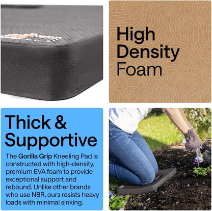 ® Extra Thick Foam Kneeling Pad for Gardening, 17.5x11 Black