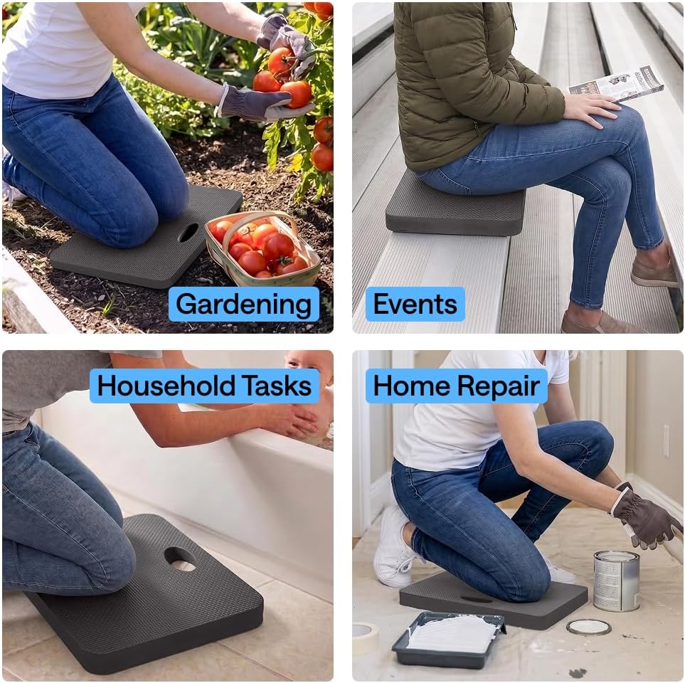 ® Extra Thick Foam Kneeling Pad for Gardening, 17.5x11 Black