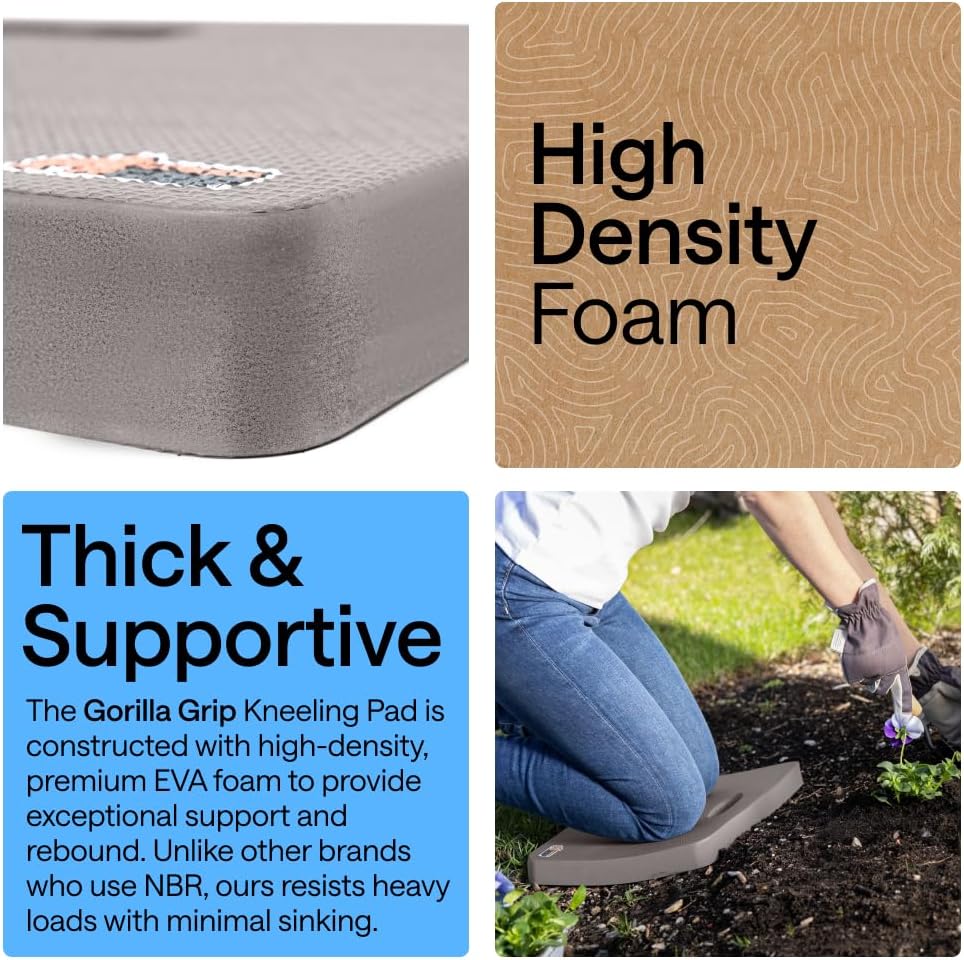 ® Extra Thick Foam Kneeling Pad for Gardening, 17.5x11 Black