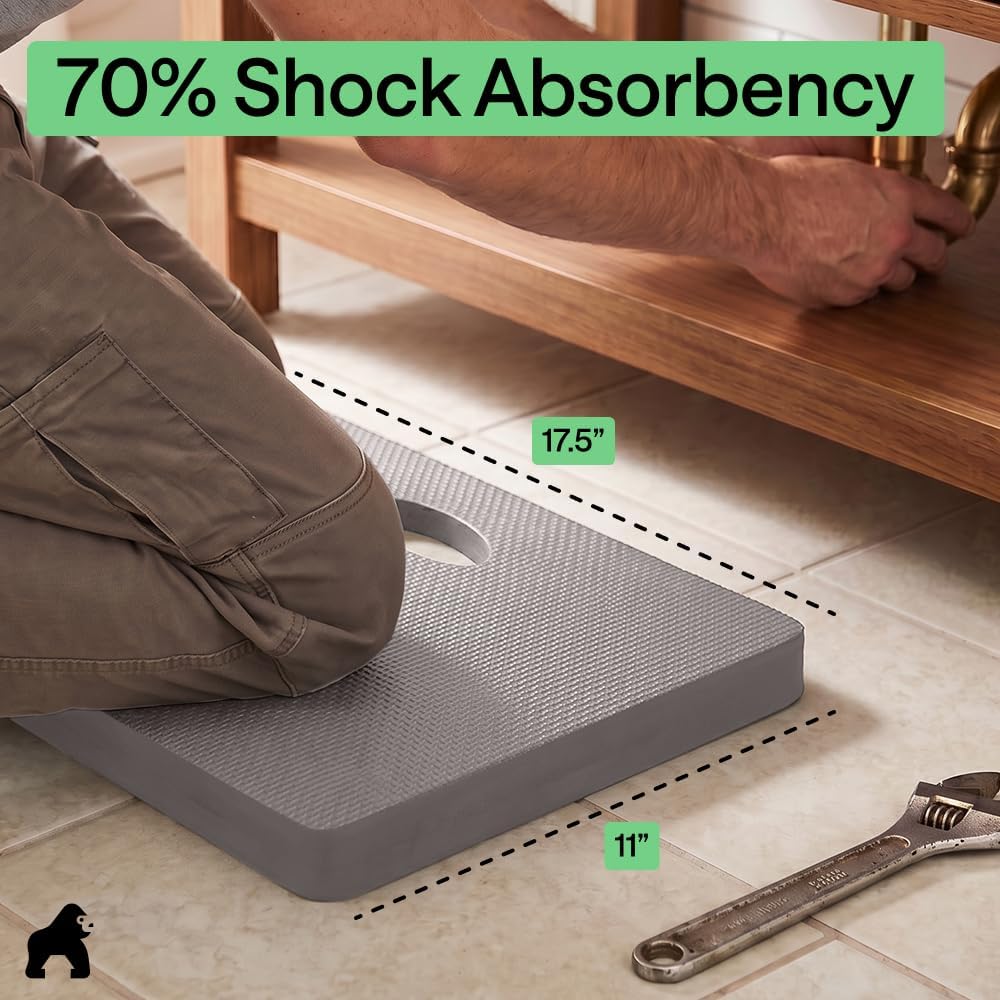® Extra Thick Foam Kneeling Pad for Gardening, 17.5x11 Black