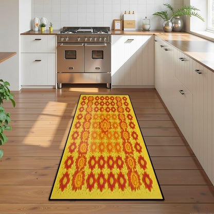 Runner Rug Washable 2x6 Cobblestone Arched Pavement Road Courses Sidewalk Seamless Non-Slip Hallway Area Rug Indoor Outdoor Home Decor for Entryway Bathroom Kitchen Carpet Yoga Floor Mat