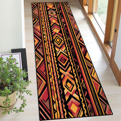Runner Rug Washable 2x6 Cobblestone Arched Pavement Road Courses Sidewalk Seamless Non-Slip Hallway Area Rug Indoor Outdoor Home Decor for Entryway Bathroom Kitchen Carpet Yoga Floor Mat