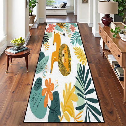 Runner Rug Washable 2x6 Cobblestone Arched Pavement Road Courses Sidewalk Seamless Non-Slip Hallway Area Rug Indoor Outdoor Home Decor for Entryway Bathroom Kitchen Carpet Yoga Floor Mat