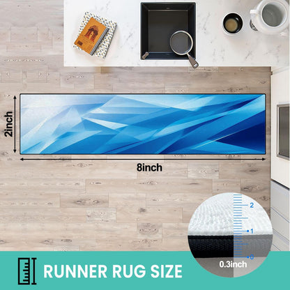 Runner Rug Washable 2x6 Cobblestone Arched Pavement Road Courses Sidewalk Seamless Non-Slip Hallway Area Rug Indoor Outdoor Home Decor for Entryway Bathroom Kitchen Carpet Yoga Floor Mat