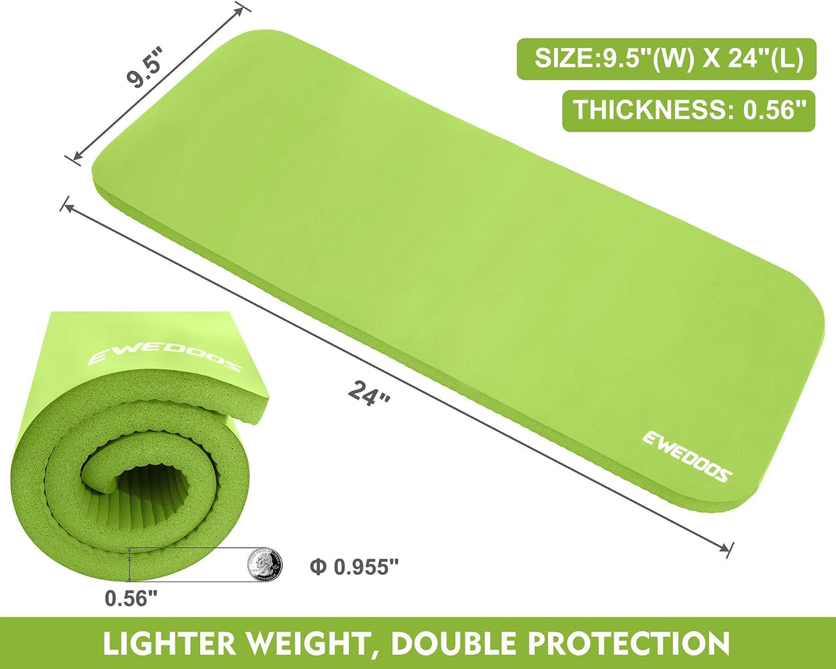 Yoga Knee Pad Cushion - Non-Slip Mat for Floor Exercises - Yoga Mat Accessory
