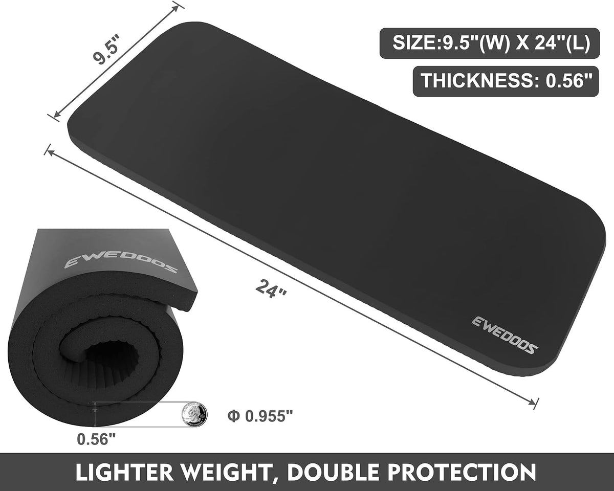 Yoga Knee Pad Cushion - Non-Slip Mat for Floor Exercises - Yoga Mat Accessory