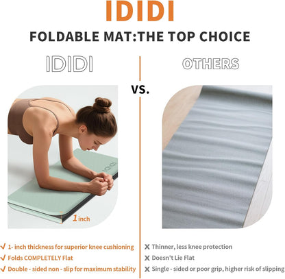 Foldable Exercise Pad Extra Thick 1.2" x 14" x 24"