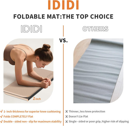 Foldable Exercise Pad Extra Thick 1.2" x 14" x 24"