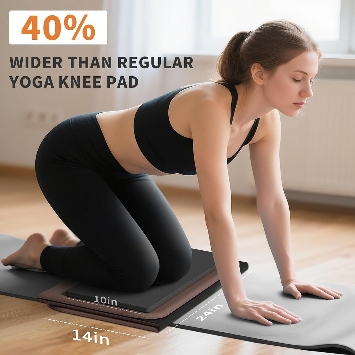 Foldable Exercise Pad Extra Thick 1.2" x 14" x 24"