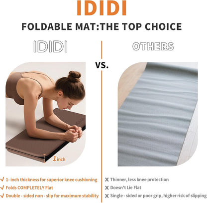 Foldable Exercise Pad Extra Thick 1.2" x 14" x 24"