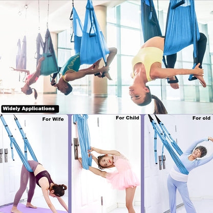 Tchrules Leg Stretcher Strap, Backbend Training Belt with Door Anchor, Flexibility Trainer Stretching Equipment Assist Stretch Strap for Fitness Gymnastics Dance Aerial Yoga Ballet