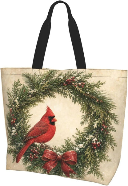 Tote Shoulder Bag Large Durable Reusable Eco-friendly Handbag Lightweight Stylish for Daily Use-19.7x15.7x5.9 Inch - Colors C