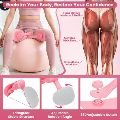 Home Workout Equipment for Women, Pedal Resistance Band with Handle Set