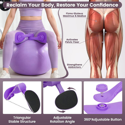 Home Workout Equipment for Women, Pedal Resistance Band with Handle Set