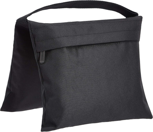 Photography Sand Bags for Light Stands with Handle, 4-Pack, Black