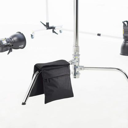 Photography Sand Bags for Light Stands with Handle, 4-Pack, Black