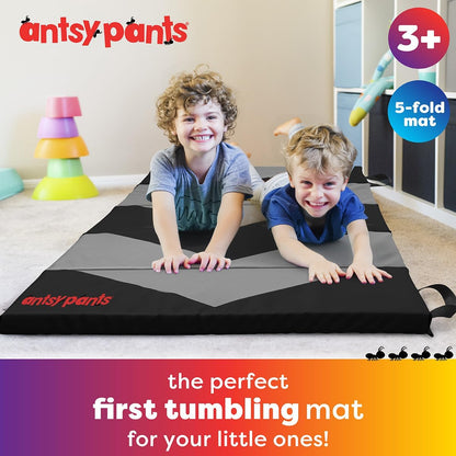 Tumbling Mat for Kids – Gymnastics Mat, Easy to Clean, Sturdy, Foldable Tumbling Mats, Padded, Lightweight, Portable, Gymnastics Equipment for Active Play