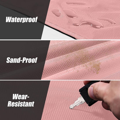 Sandproof Beach Blanket, Waterproof Portable Mat with Carry Pouch