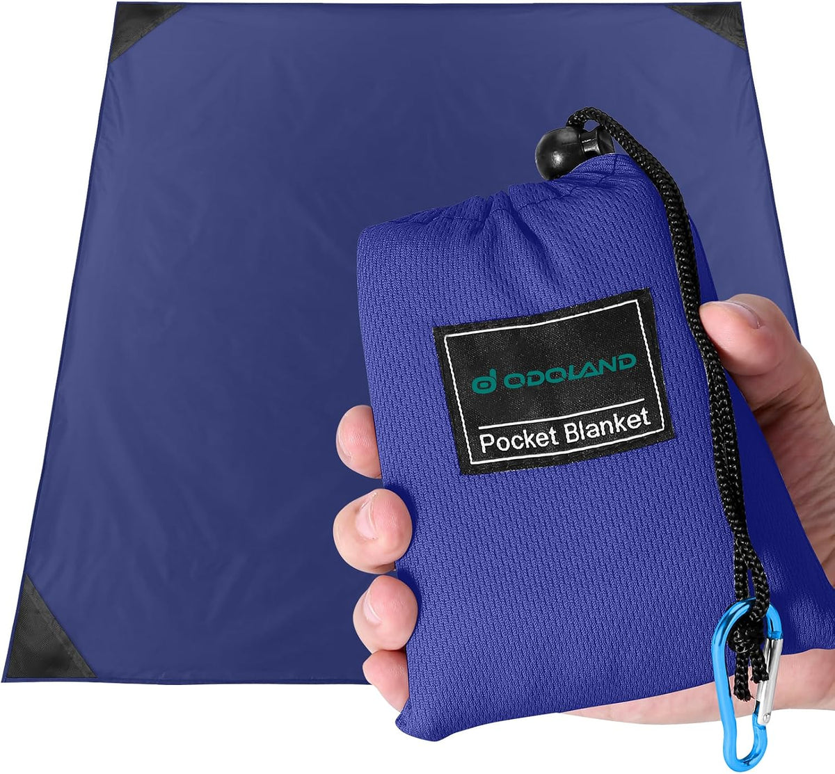Sandproof Beach Blanket, Waterproof Portable Mat with Carry Pouch